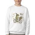 On My Way To Hoard Books And Cause Chaos Youth Crewneck Sweatshirt