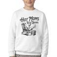 Hot Moms Read Books For Moms Book Lover Youth Crewneck Sweatshirt Hot Moms Read Books For Moms Book Lover Youth Crewneck Sweatshirt