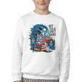 Hot Tea & Spicy Books Skeleton Reader Youth Crewneck Sweatshirt Hot Tea & Spicy Books Skeleton Reader Youth Crewneck Sweatshirt