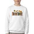 I'm With The Banned Read Banned Books Bookworm Youth Crewneck Sweatshirt