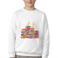 I'm Fine Reading Books Reader Book Lover Librarian Youth Crewneck Sweatshirt