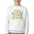 It’s A Good Day To Read A Book Reading Bookworm Reader Youth Crewneck Sweatshirt