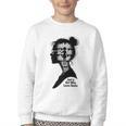 Just A Girl Who Loves Books Girls Books Lovers Youth Crewneck Sweatshirt