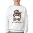 Just a Girl Who Loves Books Pajamas Shirt Reading Book Lover Youth Crewneck Sweatshirt