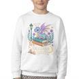 Just a Girl Who Loves Dragons & Books Reader Fantasy Fun Premium Tri-Blend Youth Crewneck Sweatshirt