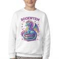 Just a Girl Who Loves Dragons And Books Youth Crewneck Sweatshirt