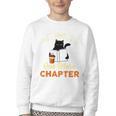 Just One More Chapter Fun Cat Coffee Reading Book Premium Tri-Blend Youth Crewneck Sweatshirt Just One More Chapter Fun Cat Coffee Reading Book Premium Tri-Blend Youth Crewneck Sweatshirt
