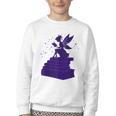 Kawaii Fairy Bookish Book Lover Library Read Youth Crewneck Sweatshirt