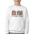 If You Know You Know 6 7 Reading Books Christmas Youth Crewneck Sweatshirt