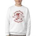 Leaving Reality Entering Fiction Book Lover Youth Crewneck Sweatshirt