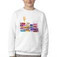 Librarian I'm Okay Book Reader Library Book Youth Crewneck Sweatshirt