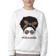 Librarian Teacher Messy Bun Life Book Library Back To School Youth Crewneck Sweatshirt Librarian Teacher Messy Bun Life Book Library Back To School Youth Crewneck Sweatshirt