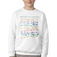Library Card Vintage Book Due Date Bookish Rainbow Reading Youth Crewneck Sweatshirt Library Card Vintage Book Due Date Bookish Rainbow Reading Youth Crewneck Sweatshirt
