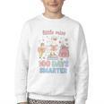 Little Miss 100 Days Smarter Cute Goose Reading Books Girls Youth Crewneck Sweatshirt Little Miss 100 Days Smarter Cute Goose Reading Books Girls Youth Crewneck Sweatshirt