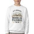 Magical Pajama And Book Lover Outfit For Readers Who Love Youth Crewneck Sweatshirt Magical Pajama And Book Lover Outfit For Readers Who Love Youth Crewneck Sweatshirt