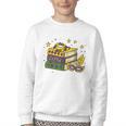 Mardi Gras Book Lover Reading Reader Men Women Kids Youth Crewneck Sweatshirt