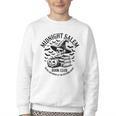 Midnight Salem Book Club Witchy Reads Youth Crewneck Sweatshirt