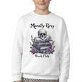 Morally Grey Book Club Gothic Vintage Style Youth Crewneck Sweatshirt Morally Grey Book Club Gothic Vintage Style Youth Crewneck Sweatshirt