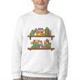I Have NO Shelf Control Book Lover Youth Crewneck Sweatshirt