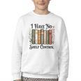 I Have No Shelf Control Flower Book Bookish Youth Crewneck Sweatshirt I Have No Shelf Control Flower Book Bookish Youth Crewneck Sweatshirt