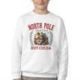 North Pole Book Club Hot Cocoa Bookworm Christmas Xmas Youth Crewneck Sweatshirt North Pole Book Club Hot Cocoa Bookworm Christmas Xmas Youth Crewneck Sweatshirt