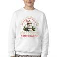 North Pole Book Club Hot Cocoa Librarians Bookish Christmas Youth Crewneck Sweatshirt
