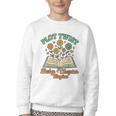 Pregnancy Announcement Book Lover Reveal Pregnant Youth Crewneck Sweatshirt Pregnancy Announcement Book Lover Reveal Pregnant Youth Crewneck Sweatshirt