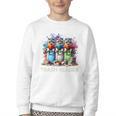Racoons Trash Reader Book Lover Romantic Novels Premium Youth Crewneck Sweatshirt