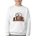 Read More Banned Books Reader Cat Lover Librarian Freedom Youth Crewneck Sweatshirt