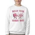 Read Your Heart Out Teacher Valentine Book Youth Crewneck Sweatshirt Read Your Heart Out Teacher Valentine Book Youth Crewneck Sweatshirt