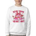 Read Your Heart Out Teacher Valentine Reading Book Lover Youth Crewneck Sweatshirt Read Your Heart Out Teacher Valentine Reading Book Lover Youth Crewneck Sweatshirt