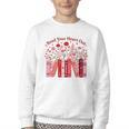 Read Your Heart Out Teacher Valentines Day Reading Book Youth Crewneck Sweatshirt