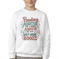 Reading Auntie Book Lover For Bookworm Aunt Youth Crewneck Sweatshirt