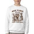 Reading Book Lover Made To Read Books Forces To Read Emails Youth Crewneck Sweatshirt Reading Book Lover Made To Read Books Forces To Read Emails Youth Crewneck Sweatshirt