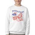 Reading Books I Can't Emotionally Handle Book Lover Youth Crewneck Sweatshirt Reading Books I Can't Emotionally Handle Book Lover Youth Crewneck Sweatshirt