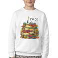 Reading Books Librarian Reader Nerd I'm Ok Teacher School Youth Crewneck Sweatshirt Reading Books Librarian Reader Nerd I'm Ok Teacher School Youth Crewneck Sweatshirt