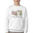 Reading All The Way Christmas Book Lover For Women And Teens Youth Crewneck Sweatshirt Reading All The Way Christmas Book Lover For Women And Teens Youth Crewneck Sweatshirt