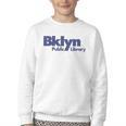 Retro Brooklyn Public Library NY New York Book Lover Youth Crewneck Sweatshirt