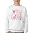 Romance Book Tropes Youth Crewneck Sweatshirt