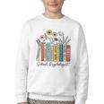 School Psychologist Book Psychology Teacher Appreciation Youth Crewneck Sweatshirt
