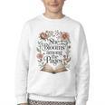 She Blooms Among The Pages Women Mom Wife Floral Book Lover Youth Crewneck Sweatshirt She Blooms Among The Pages Women Mom Wife Floral Book Lover Youth Crewneck Sweatshirt
