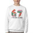 Six Seven 67 If You Know You Know 6 7 Reading Books Youth Crewneck Sweatshirt