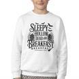 Sleepy Hollow Dead And Breakfast Please Book Ahead Youth Crewneck Sweatshirt