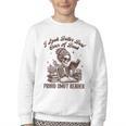 Smut Reader Spicy Romance Look Better Bent That Over A Book Youth Crewneck Sweatshirt