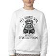 Smutty Spicy Book Its Always WYD And Never DYWMTCOAEYPTYCOMF Youth Crewneck Sweatshirt Smutty Spicy Book Its Always WYD And Never DYWMTCOAEYPTYCOMF Youth Crewneck Sweatshirt