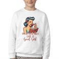 Smutty Spicy Book Reader Spread Those Pages Like A Good Girl Youth Crewneck Sweatshirt Smutty Spicy Book Reader Spread Those Pages Like A Good Girl Youth Crewneck Sweatshirt