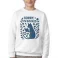 Sorry I'm Booked Cat Reading Book Boho Flowers Vintage Youth Crewneck Sweatshirt Sorry I'm Booked Cat Reading Book Boho Flowers Vintage Youth Crewneck Sweatshirt