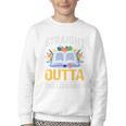 Straight Outta The Library Book Lover Men Women Premium Tri-Blend Youth Crewneck Sweatshirt