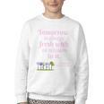 Tomorrow Is Fresh Anne Of Green Gables Book Quote Shirt Premium Tri-Blend Youth Crewneck Sweatshirt