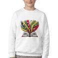 History Education Is Freedom Books Black History Premium Tri-Blend Youth Crewneck Sweatshirt